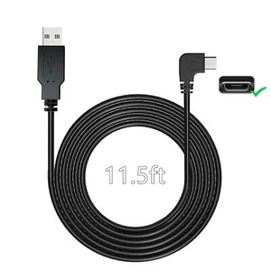 Charging Power Cable For Dash Cam 11.5 Ft Usb 2.0 To Micro Usb Car Vehicle Pow - Picture 1 of 6