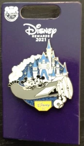 Disney Parks Disneyland VISA Belohnungen Mickey & Minnie Flugzeug verrückt LR Pin 2021 - Bild 1 von 2