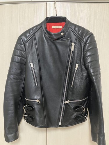 [Buone condizioni] Giacca Celine Rider nera taglia 42