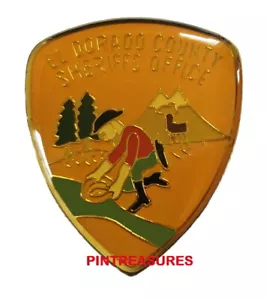 Alfileres de Policía del Sheriff Parche Solapa Pin El Dorado, California Departamento del Sheriff del Condado - Imagen 1 de 3