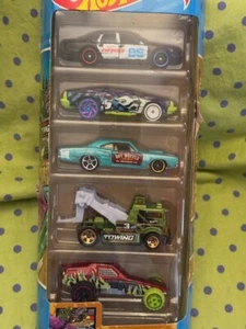 Hot Wheels Demo Destruction 5-Pack 1996 Chevy Impala SS '69 Dodge Superbee NEW - Picture 1 of 3