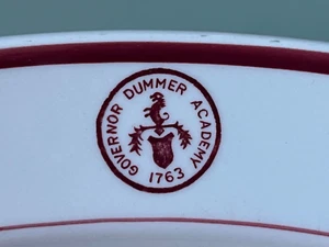 1960s Governor Dummer Academy Byfield MA Dining Hall Platter 12.75” - Picture 1 of 3