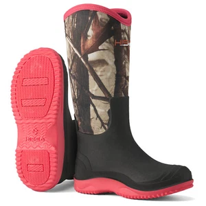 HISEA Women's Tall Rain Boots Waterproof Seamless Anti-Slip Outdoor Work Wellies - Picture 1 of 47