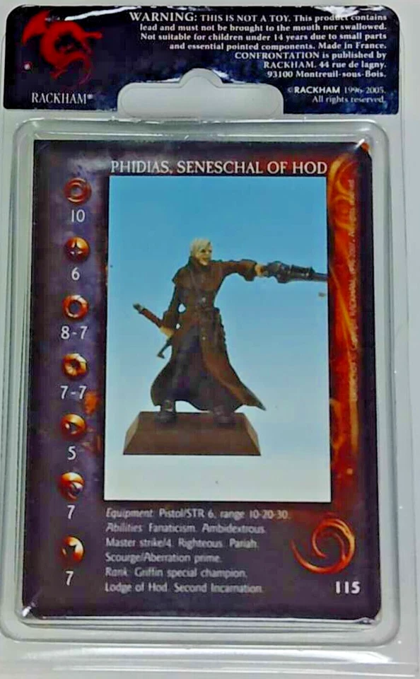 RACKHAM Confrontation: Phidies, Seneschal Of Hod GRCH09 - Image 1 of 2