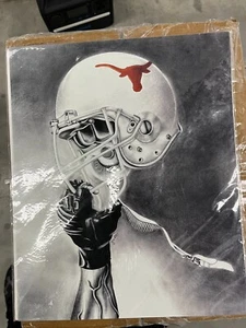 Texas Longhorns 11x14" Premium Lithograph Painting Portrait - Unframed, 2005 - Picture 1 of 4