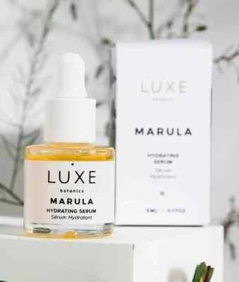 Suero hidratante LUXE Botanics Marula 30 ml/1 fl oz orgánico libre de crueldad hecho en EE. UU. Foto 1 de 4