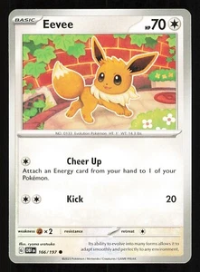 Eevee 166/197 Regular Near Mint Pokemon TCG S&V Obsidian Flames OBF - Picture 1 of 1