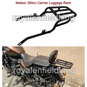 Royal Enfield Meteor 350 Rear Carrier Luggage Rack Matt Black - Picture 1 of 11