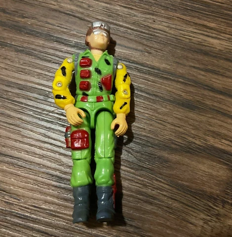 Scarce Funskool India Gijoe 2001 Lifeline Driver Gray Boots Variant! Cover
