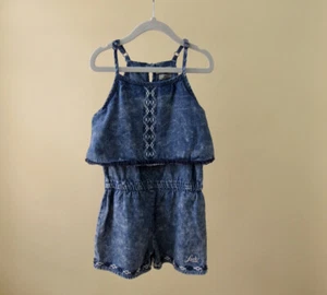 Talla: 4T LUCKY BRAND Denim Mameluco Halter Cuello Una Pieza Niño Pequeño  - Imagen 1 de 11