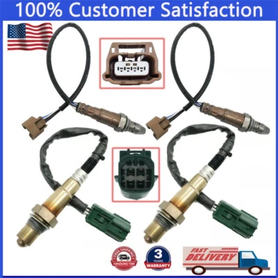 Conjunto de 4 sensores de oxigênio para Nissan 5.6L V8 Titan 2013 2014 2015 Armada 2014 2015 - Imagem 1 de 4