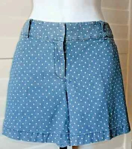 Weißes Haus Schwarzmarkt Schild. Coll. 5" Denim helle Waschung Shorts Größe 4 neu mit Etikett - Bild 1 von 2