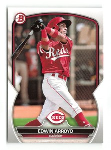 2023 Bowman Edwin Arroyo #BP-66 Prospects  Cincinnati Reds Baseball Card