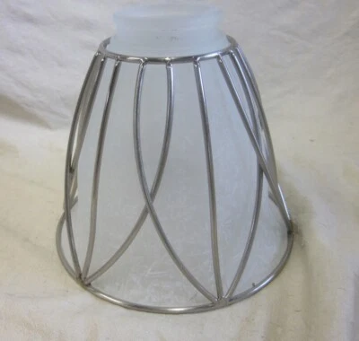 Style Selections Bell Brushed Nickel Vanity light Shade - Image 1 of 4