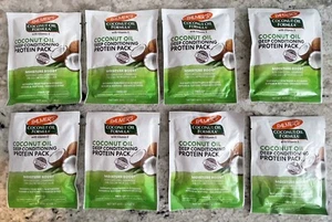 LOT OF 8- Palmers Coconut Oil Formula Deep Hair Conditioning Protein Pack 2.1 oz - Picture 1 of 1