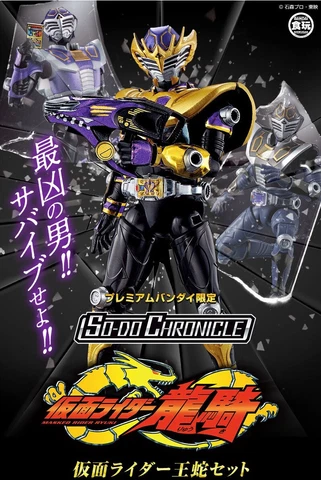 PRE SO-DO CHRONICLE MASKED RIDER RYUKI OUJA SURVIVE SET Premium Bandai NEW F/S Cover