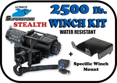 KFI 2500lb STEALTH Winch Mount Kit '04-'06 Yamaha Bruin 350 Synthetic - Image 1 of 4