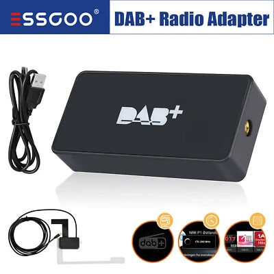 ESSGOO Für Autoradio Android Externe DAB+ Digital Radio Adapter Box Empfänger - Bild 1 von 4