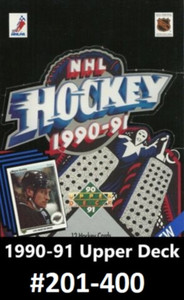 1990-91 Upper Deck Hockey Cards English #201-400 You Pick From List