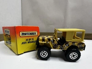 ๐ Vintage 1996 Matchbox #5 Jeep Wrangler 4x4 โ 29-Year-Old Classic Gift! ๐ - Picture 1 of 21