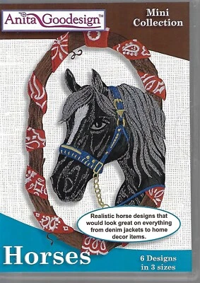 Anita Goodesign Mini Collection - Horses (CD-ROM) - Image 1 of 2
