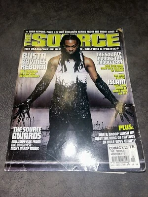 The SOURCE Magazine #146 November 2001 Busta Rhymes Dr Dre Snoop Rare Hip-Hop - Image 1 of 4
