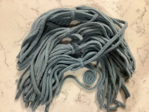 BLUE ORIENTAL - HEAVY! - 50 rug hooking wool strips #8 cut - Picture 1 of 1