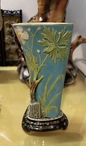 ANTIKE MINTON MAJOLIKA JAPONAISERIE VASE - Bild 1 von 22