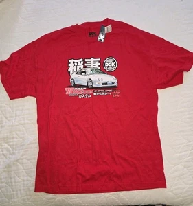 DGK Ghetto Spec 95 DOHC Inline 4 XL Red T Shirt Race Car Stevie Williams - Picture 1 of 4