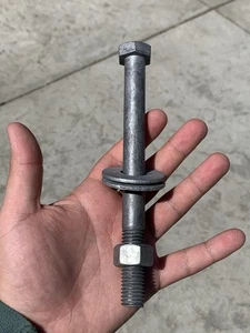 Feuerverzinkte Sechskantschraube mit Mutter und Unterlegscheiben 5/8"-11 × 7", 70 Stück - Bild 1 von 1