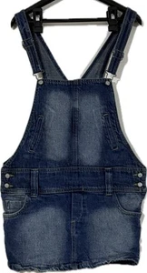 Denim Co Ladies Blue Skirt Dungarees Size 8 - Picture 1 of 3