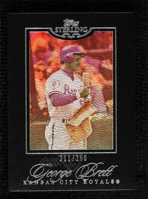 2006 Topps Sterling /250 George Brett #117 HOF - Image 1 of 2