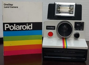 POLAROID ONE STEP LAND CAMERA ORIGINAL VINTAGE RAINBOW MODEL SX-70 UNTESTED - Picture 1 of 11