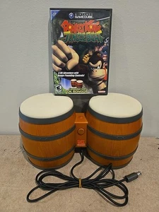 Donkey Kong Jungle Beat Gane (GameCube) and DK Bongos, Good Condition, Tested - Picture 1 of 15