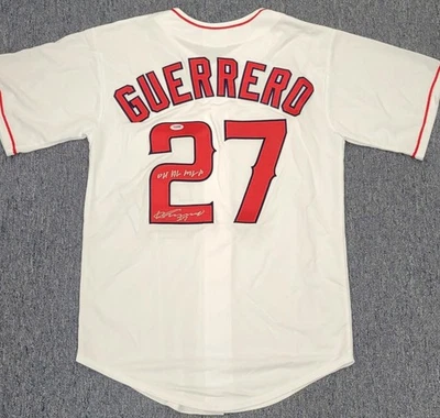 Vladimir Guerrero autograph signed "04 AL MVP" Los Angeles Angels Jersey ~ PSA - Image 1 of 4