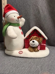 Hallmark 2011 Jingle Pals DECK THE HALLS DUO Schneemann Hund Sound Bewegungslichter  - Bild 1 von 7