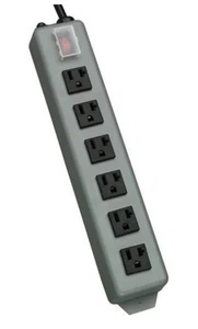 Tripp Lite Waber Industrial Power Strip 6 outlet 15' Cord 5-20P (UL620-15)- D - Picture 1 of 3