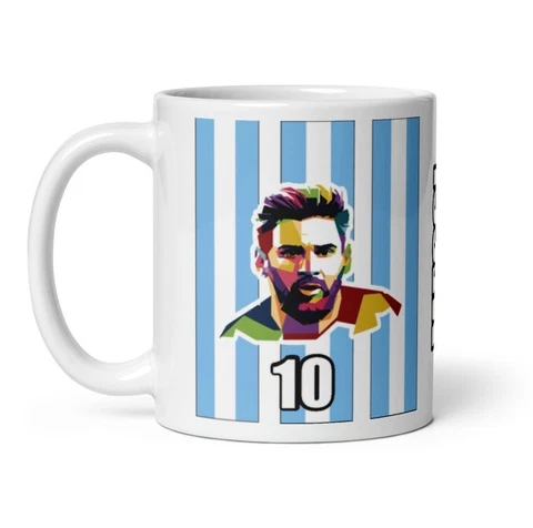 Messi Coffee Mug | Argentina Qatar 2022 | Messi Merch | Argentina Qatar 2022 Cover