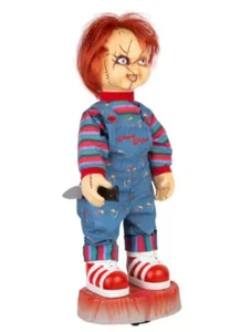 24 Zoll animiertes sprechendes lebensgroßes Chucky Neu Halloween Requisitendekor - Bild 1 von 4