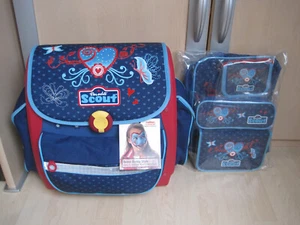 Scout Schulranzen Set 5tlg. Sweet Heart Herzen Schmetterling - Bild 1 von 5