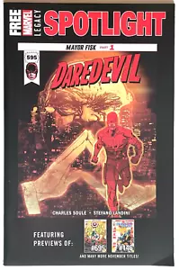 MARVEL LEGACY SPOTLIGHT DAREDEVIL #595 MAYOR FISK 2018 MARVEL COMICS - Picture 1 of 2
