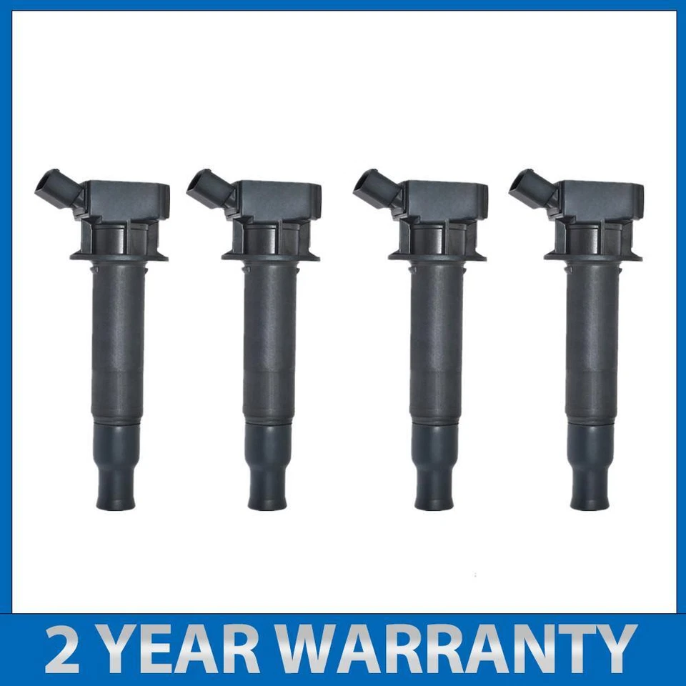 4PCS Ignition Coil Pack 90919-02239 for Corolla ZZE122R 1ZZFE 1.8L 1999-2008 New - Image 1 of 4