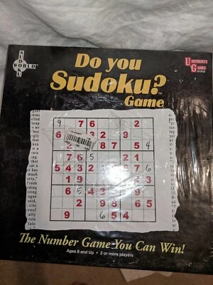 Do You SUDOKU? University Board Game  New & Factory Sealed.  - Image 1 of 4
