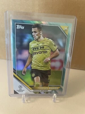 Thorgan Hazard 2021-22 Topps UEFA Champions League Soccer  Green Foil #240/299 - Image 1 of 2