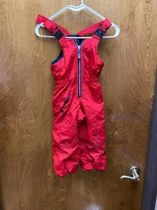 Kids'   Couloir Kids  red snow bib. Size 4. Prev.Owned - Picture 1 of 2