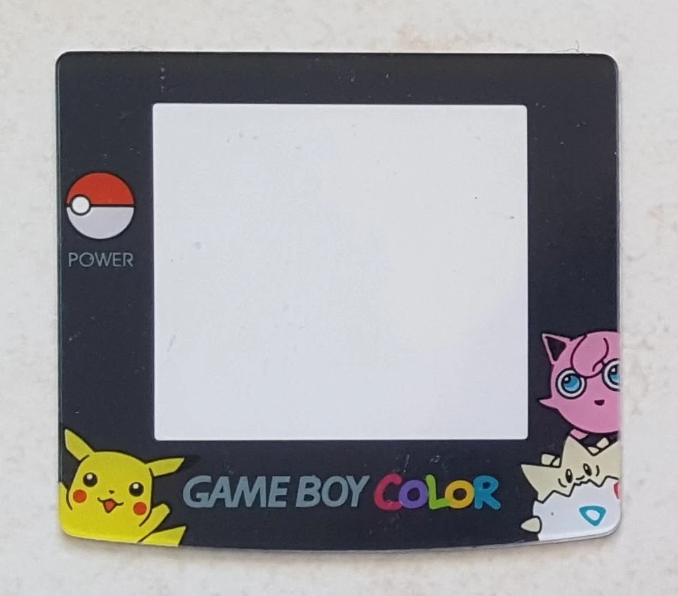 Replacement Pikachu, Jigglypuff Pokemon Screen Lens Game Boy Color - Gameboy GBC - Image 1 of 1