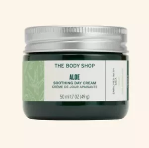 The Body Shop crema giorno lenitiva all'aloe 1,7 once 50 ml pelle sensibile vegan calmante - Foto 1 di 3