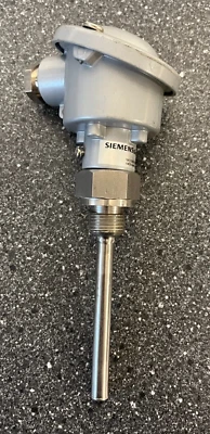 Siemens Temperature Sensor 7MC1006-1DA14, Industrial Thermocouple, Stainless - Image 1 of 4