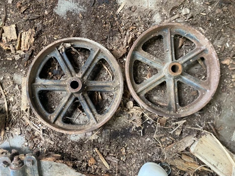 Industrial steel caster wheels (2) Cover