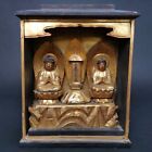 Period item Buddha Wood Carving Buddha Statue Buddhism Art Old Toy Old Art Antiq
